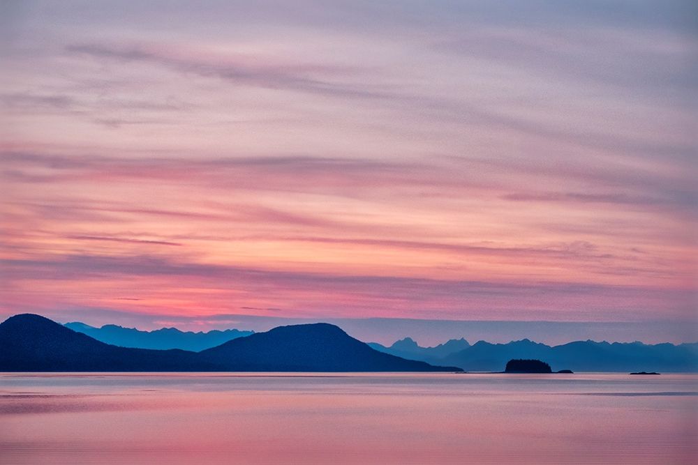 Sunset on Berners Bay-Juneau-Alaska art print by Jim Engelbrecht for $57.95 CAD